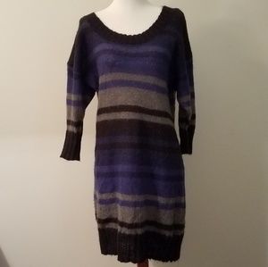 French Connection stripped sweater dress